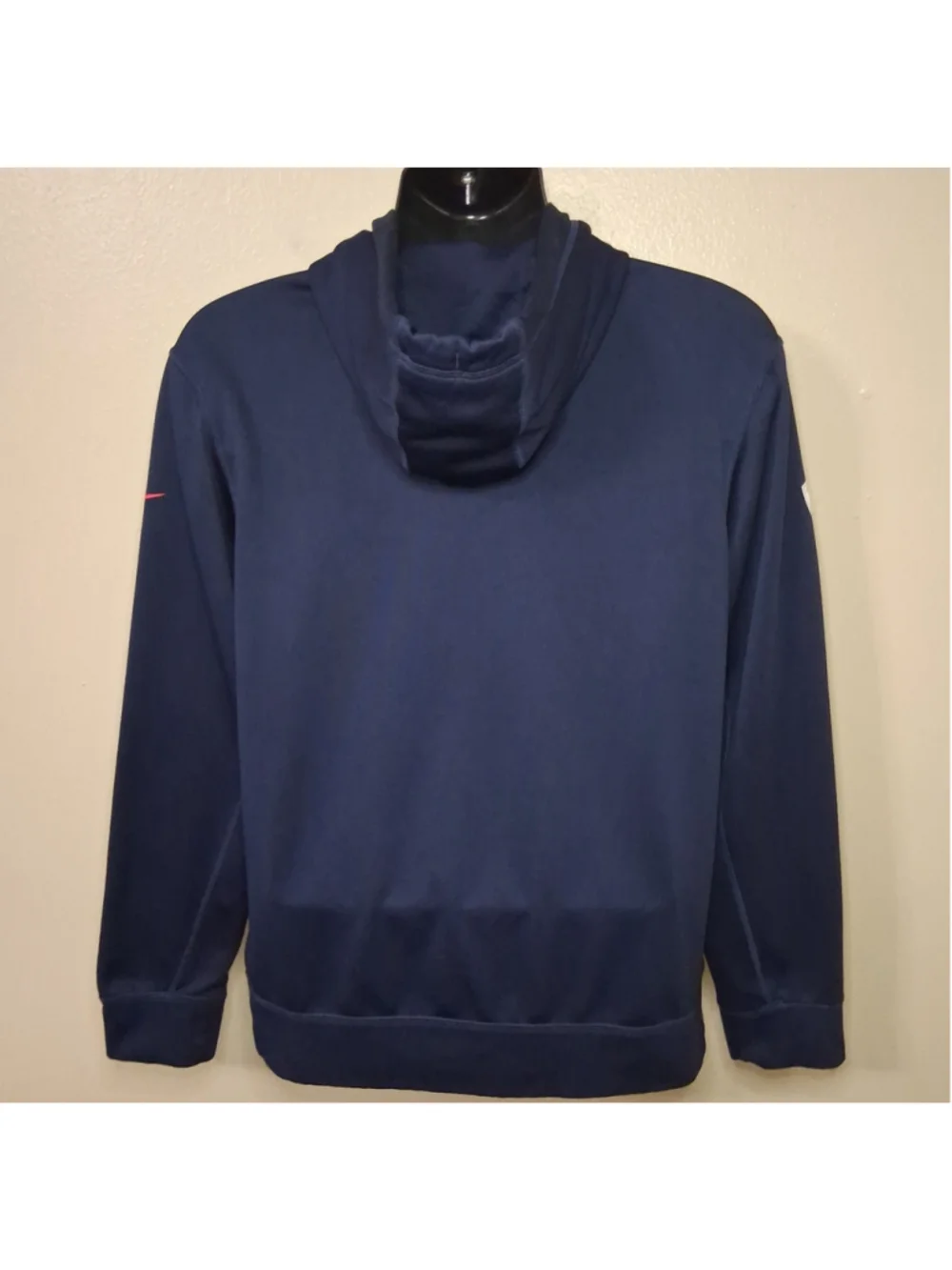 New England Patriots Men's Medium Hoodie Nike NFL Training Equipment Navy Blue